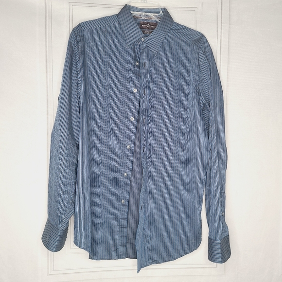 Black Brown 1826 Tailored Button Down Shirt - Picture 1 of 3